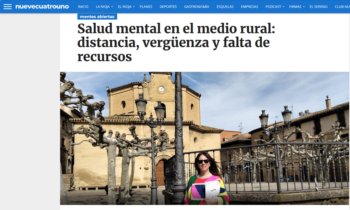 La salud mental rural en el pódcast de nuevecuatrouno