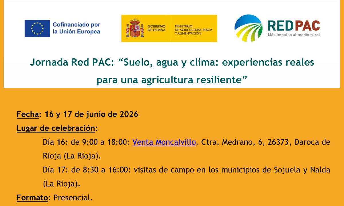 Jornadas sobre experiencias reales para una agricultura resiliente